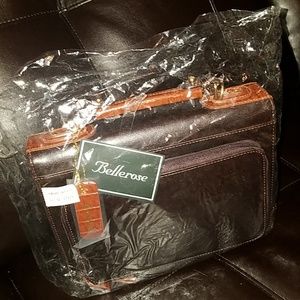 Black and brown purse